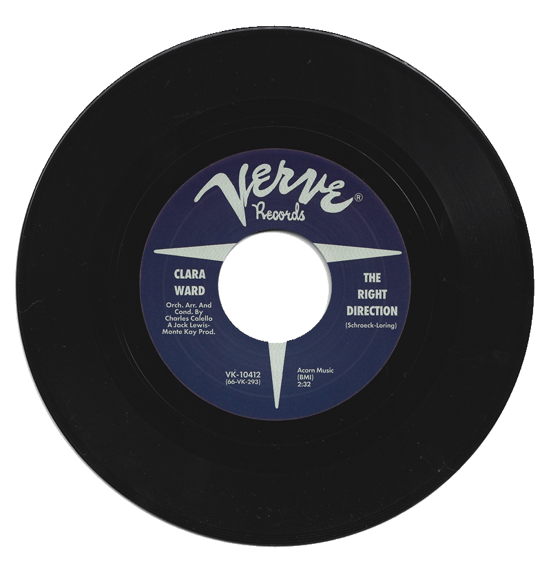 米7” Clara Ward The Right Direction VK10412 MGM Records /00080 Clara Ward – The Right Direction – Vinyl (7